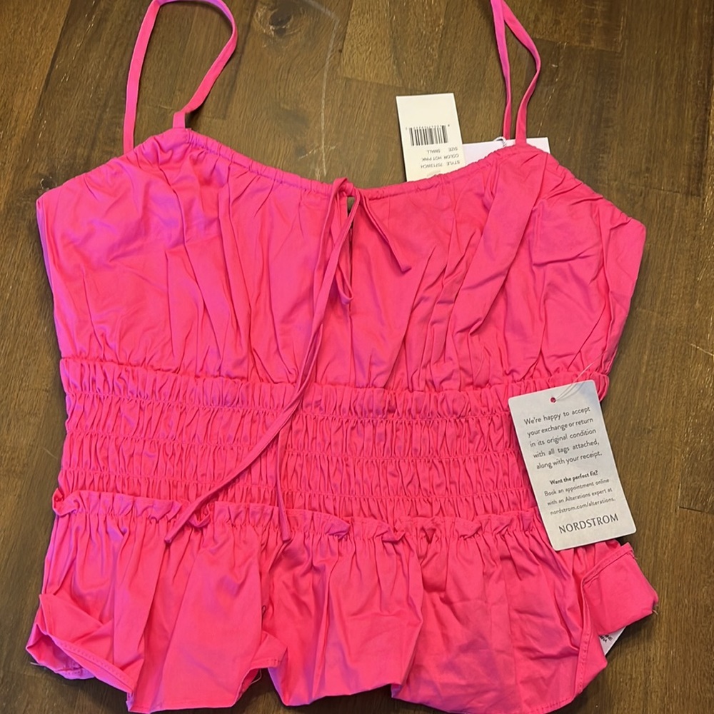 WAYF portilo small smocked tank nwt - Picture 2 of 7